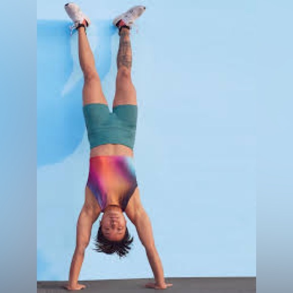Athleta Conscious Love Proudly Special Edition Pride Crop - Picture 2 of 5